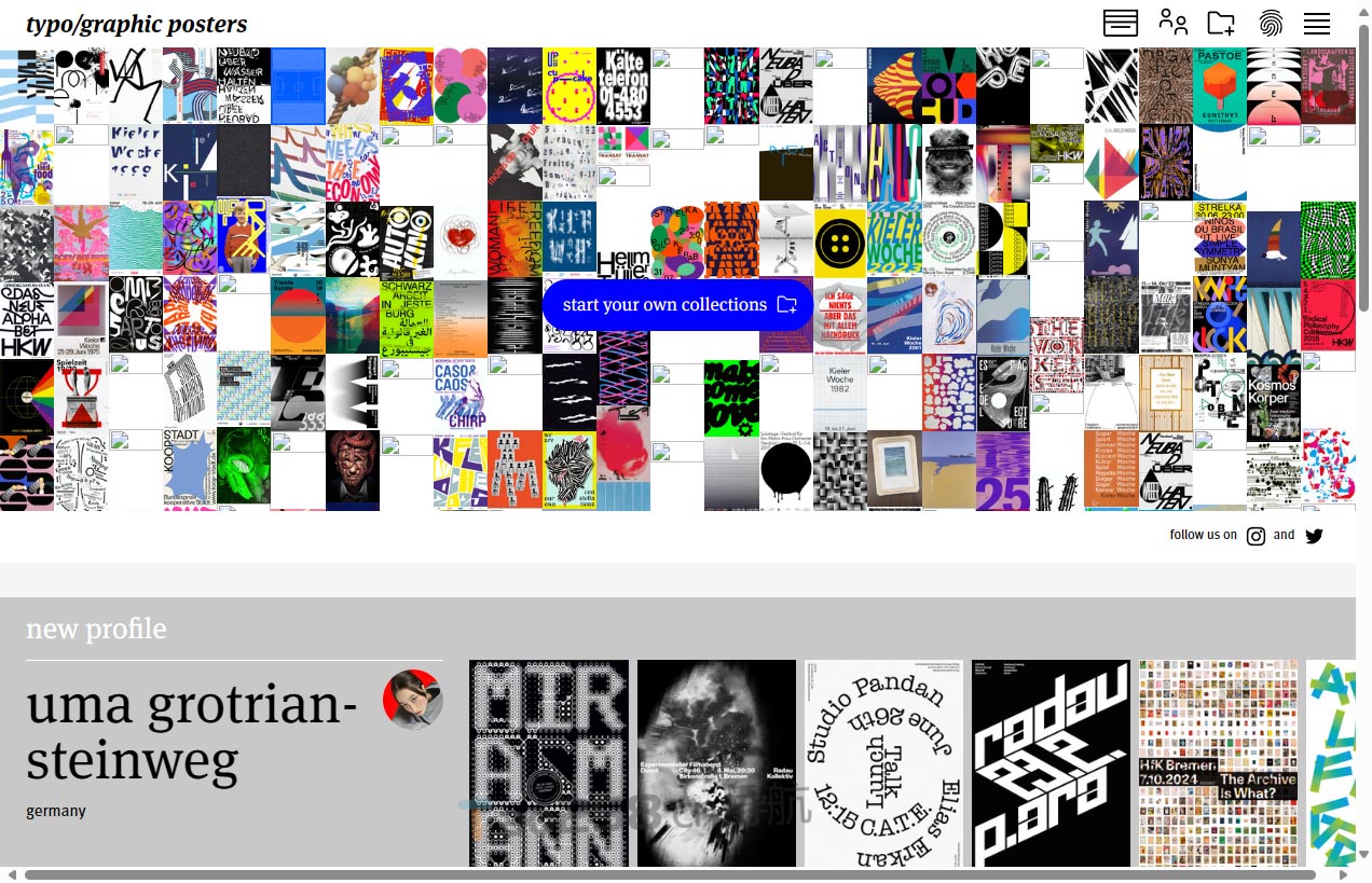 Typographic Posters