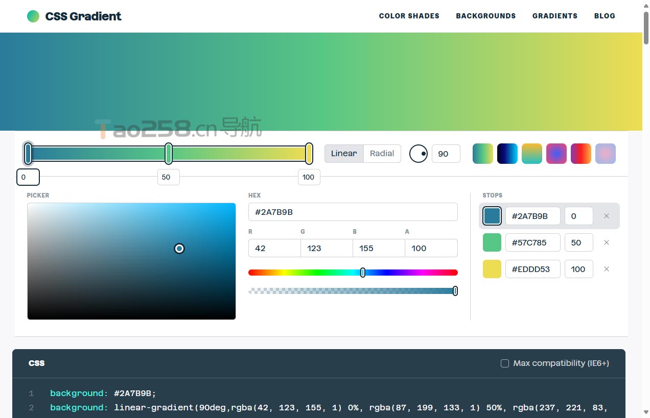 CSS Gradient
